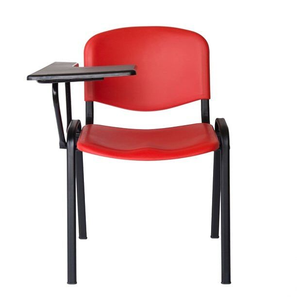 silla universitaria roja