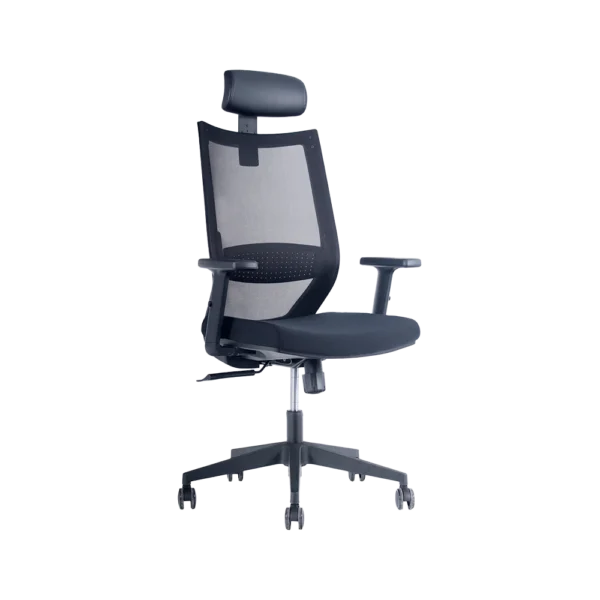 Silla Semmi Ejecutiva Backlock Negra