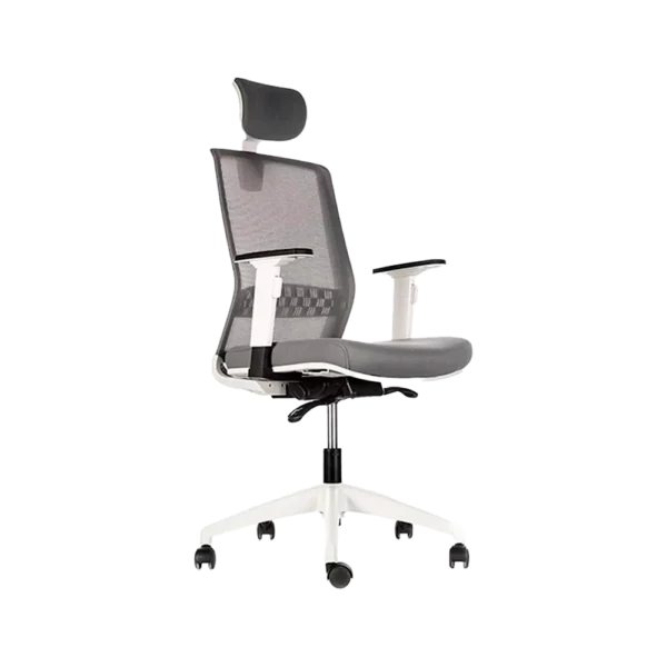 Silla Semi Ejecutiva Bossed Blanca - Imagen 2