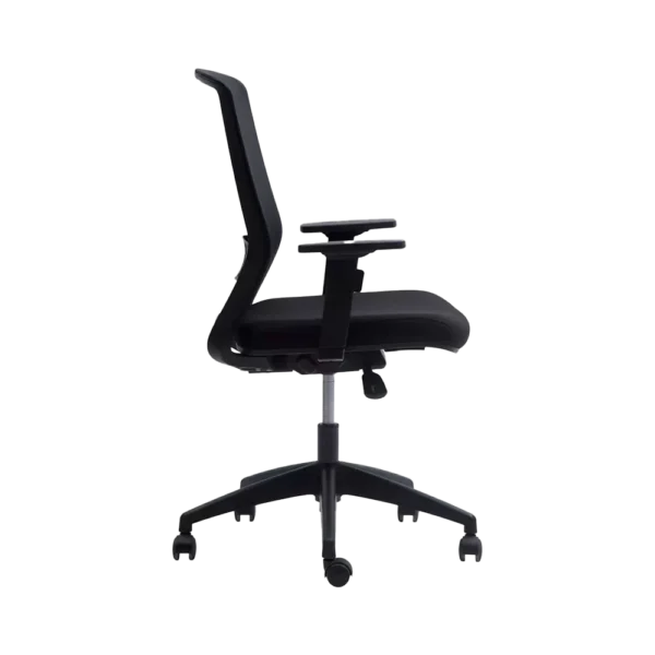 Silla Semi Ejecutiva Bossed Negra - Imagen 3