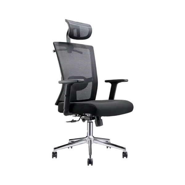 Silla Semi Ejecutiva Tersa Base Cromada