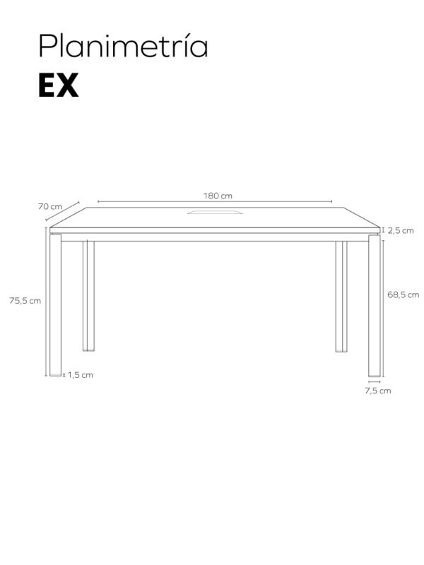 Escritorio Ex 180X70 - Imagen 4